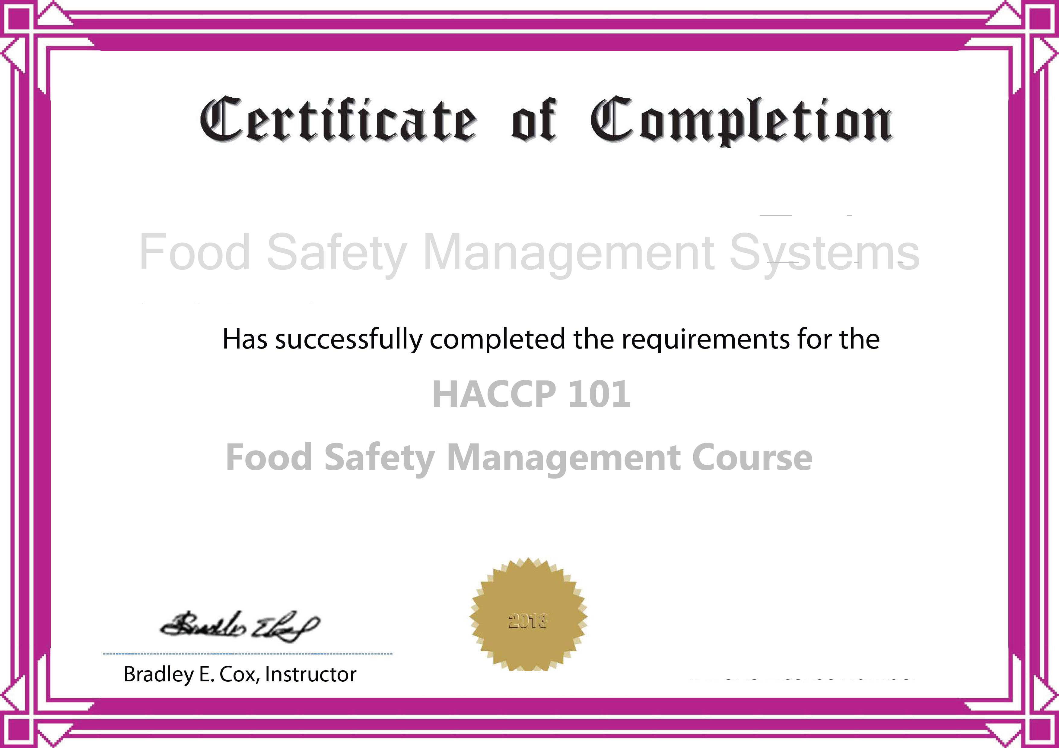 What Is Food Handling Certificate At Jennifer Lichtenstein Blog